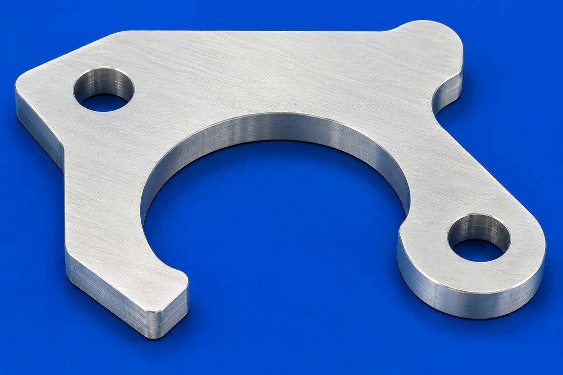 Aluminum — waterjet cut